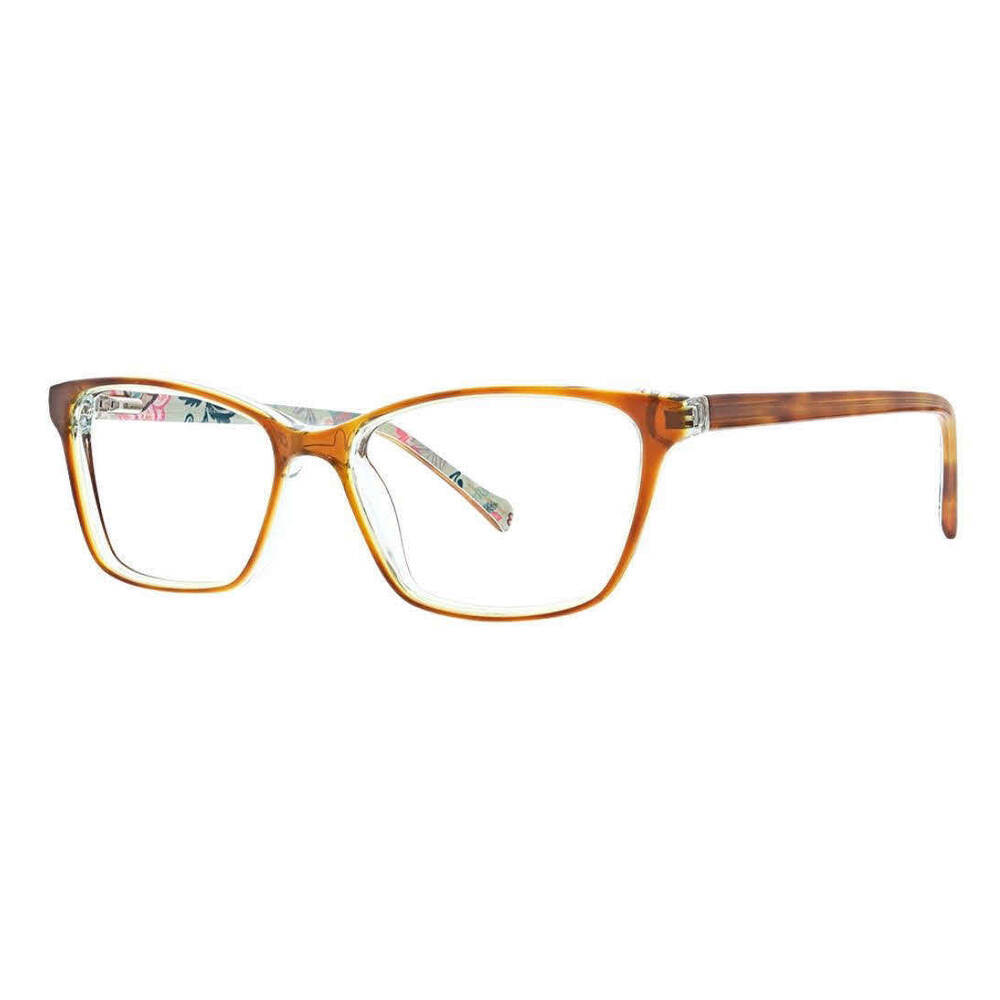 NWT Vera Bradley VBALORA MINT FLOWERS 53 Eyeglasses
